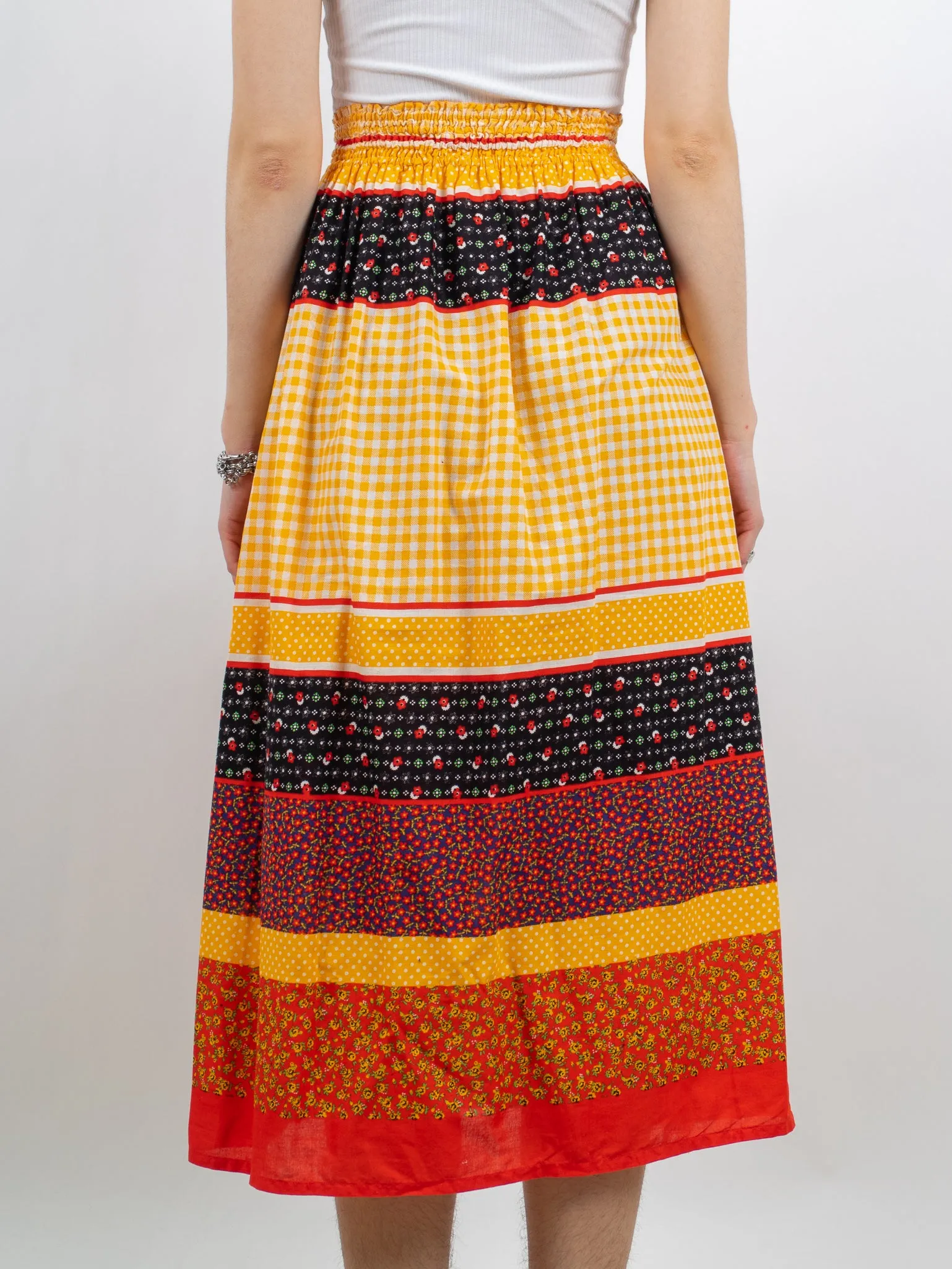 1960's / 1970's a-line picnic skirt