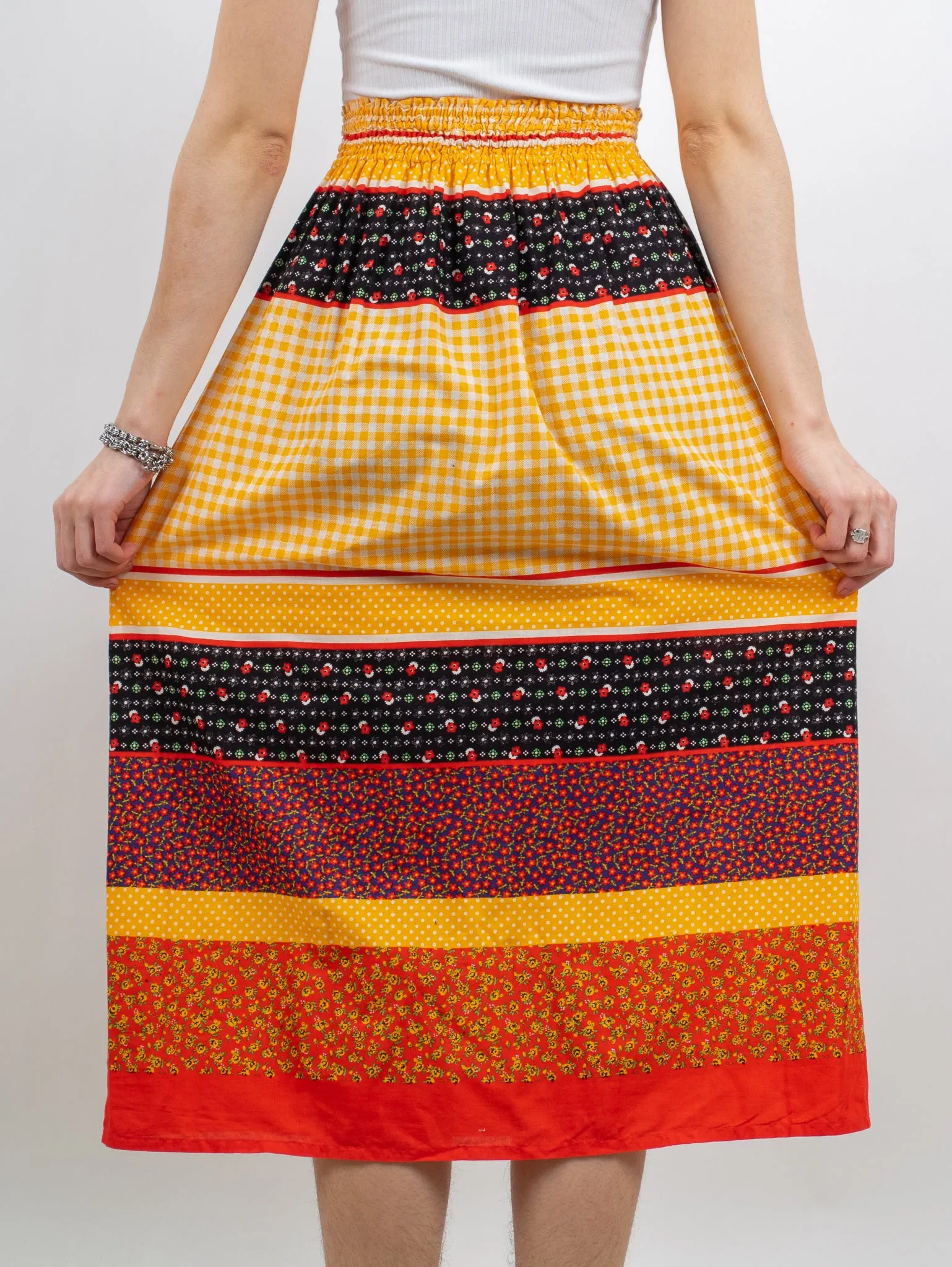 1960's / 1970's a-line picnic skirt