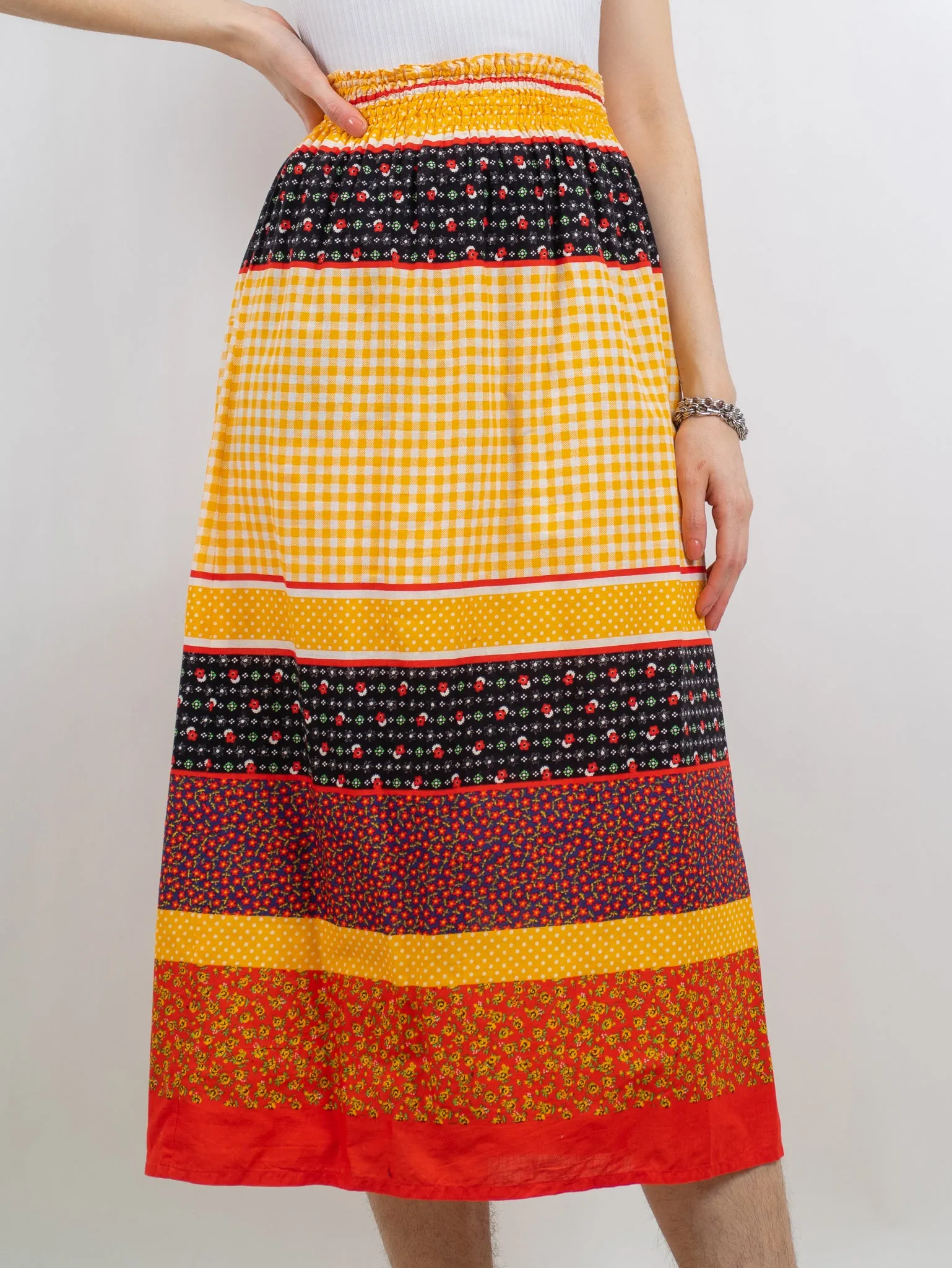 1960's / 1970's a-line picnic skirt