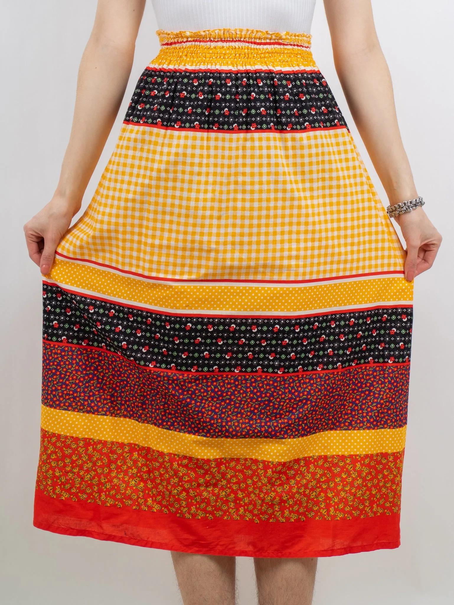 1960's / 1970's a-line picnic skirt