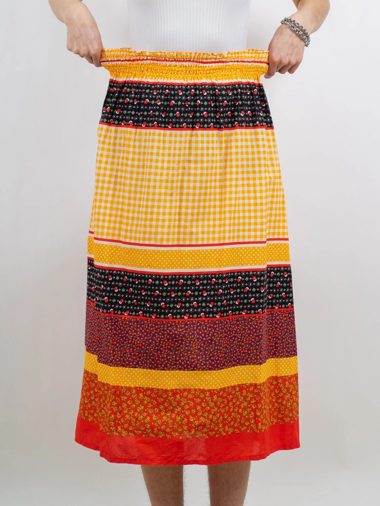 1960's / 1970's a-line picnic skirt