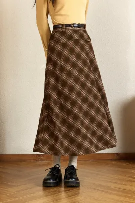 A Line Maxi Skirt for Women