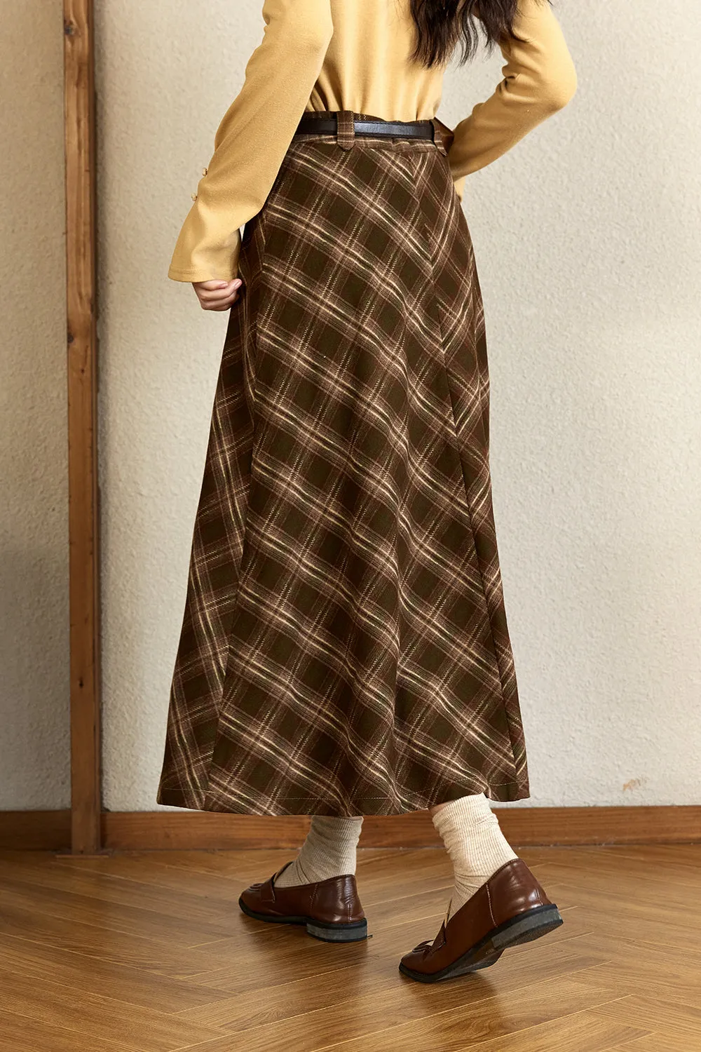 A Line Maxi Skirt for Women