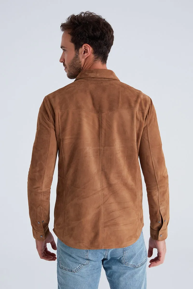 Andy Men's Suede Shirt