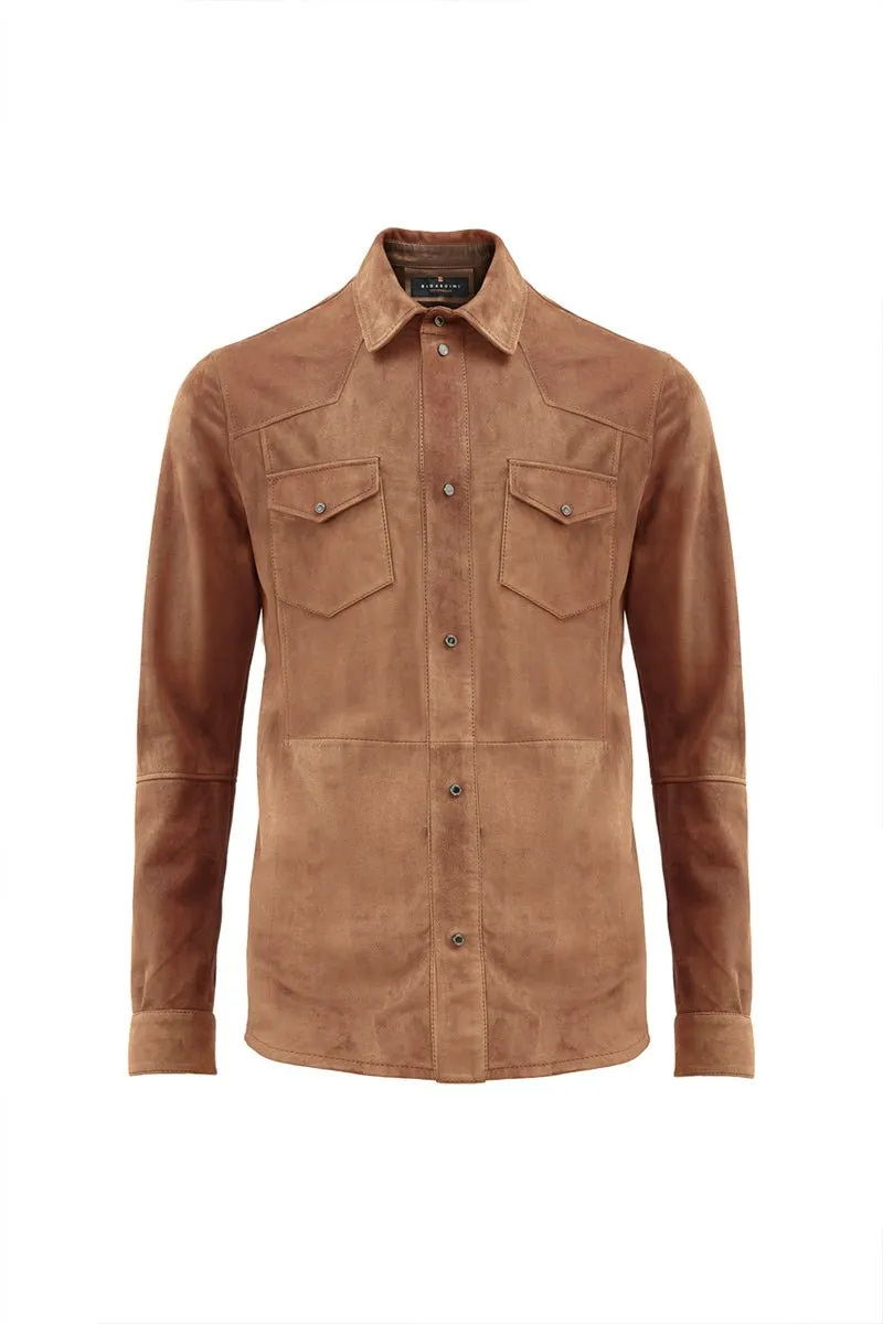 Andy Men's Suede Shirt