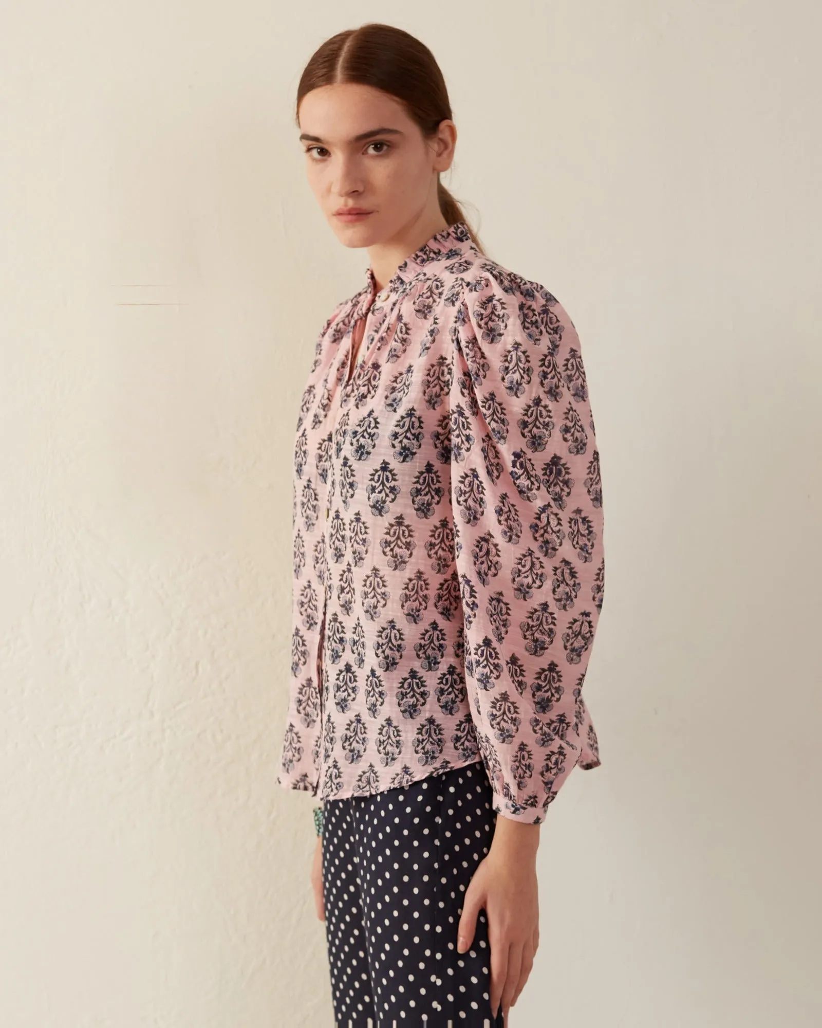 Annabel Pink Lily Shirt