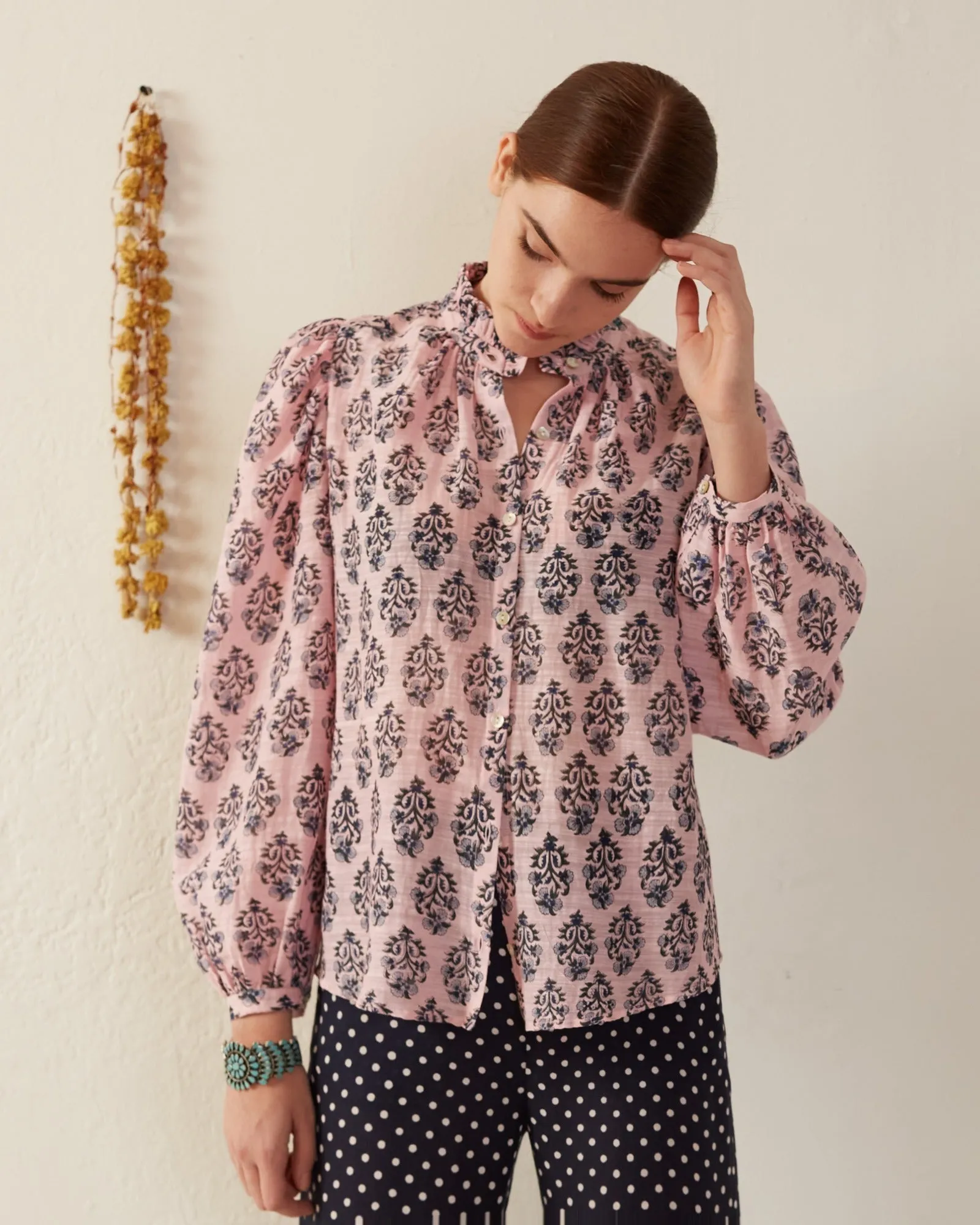 Annabel Pink Lily Shirt