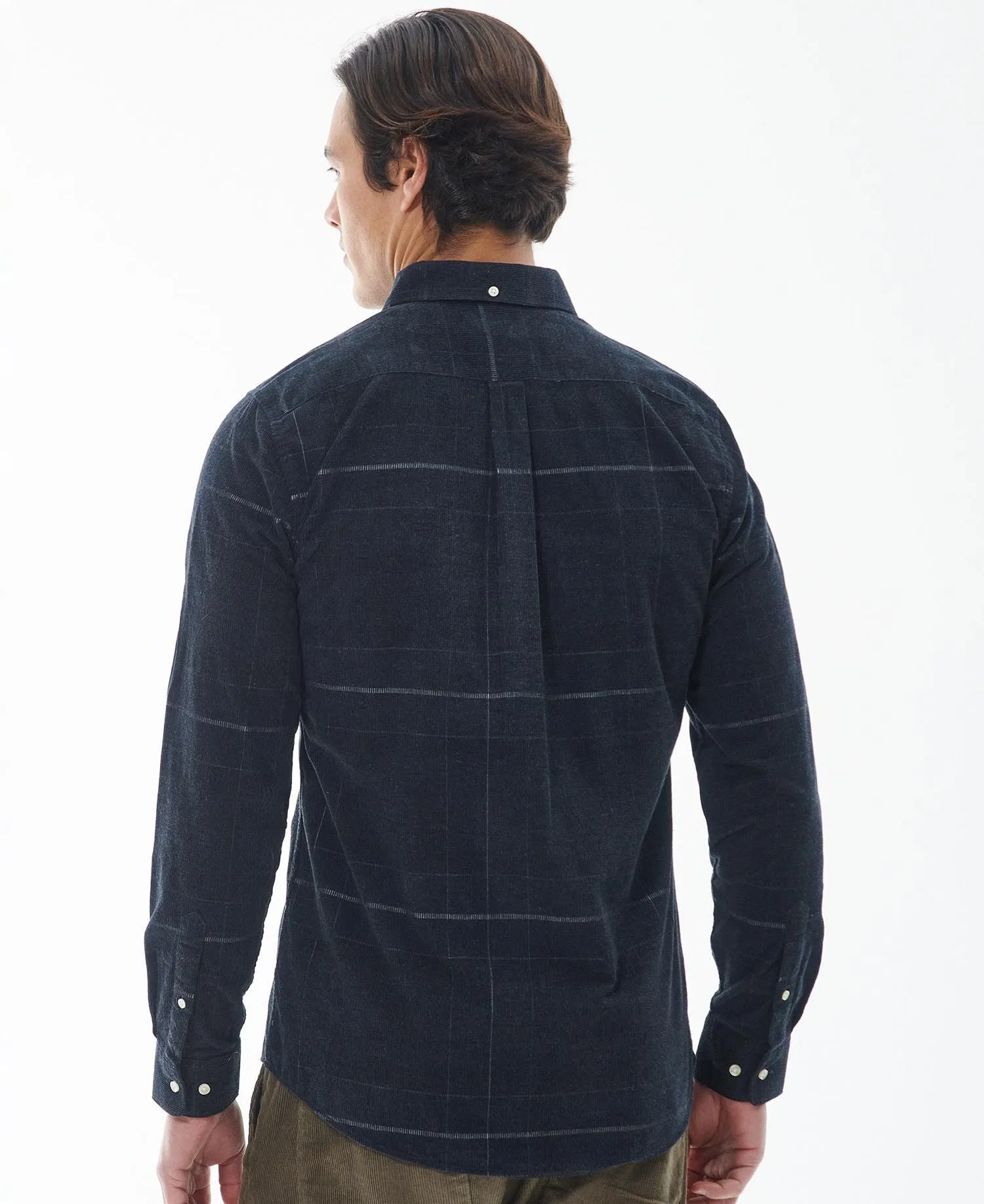 Blair Tailored Tartan Cord Shirt - Midnight Tartan