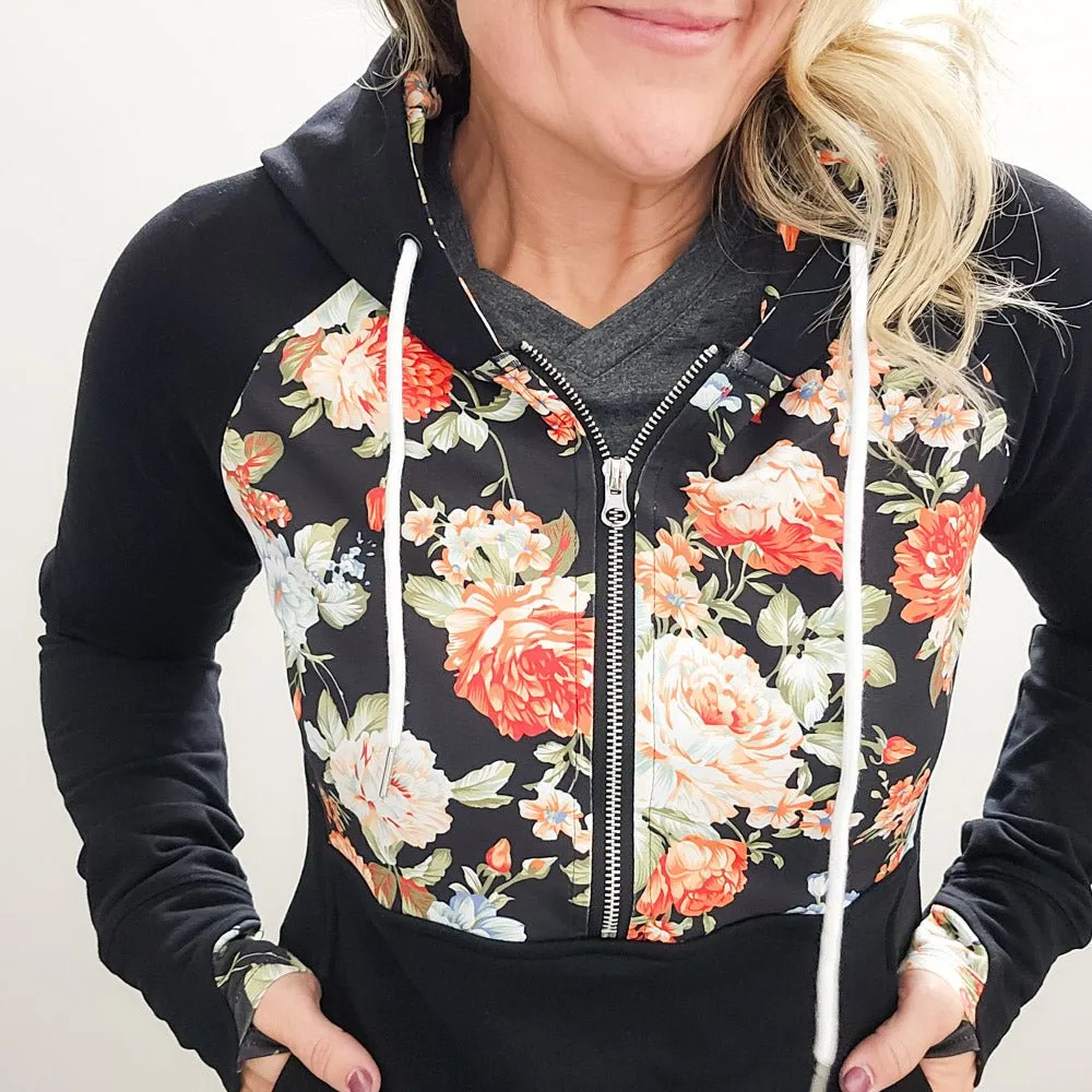 Bliss Half Zip Women's Hoodie.