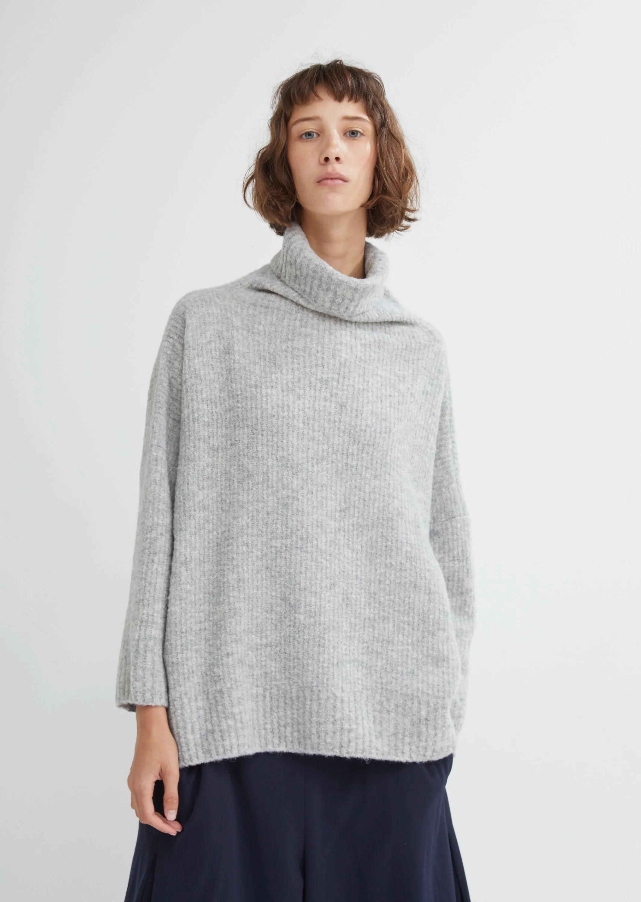 Boucle Turtleneck Sweater