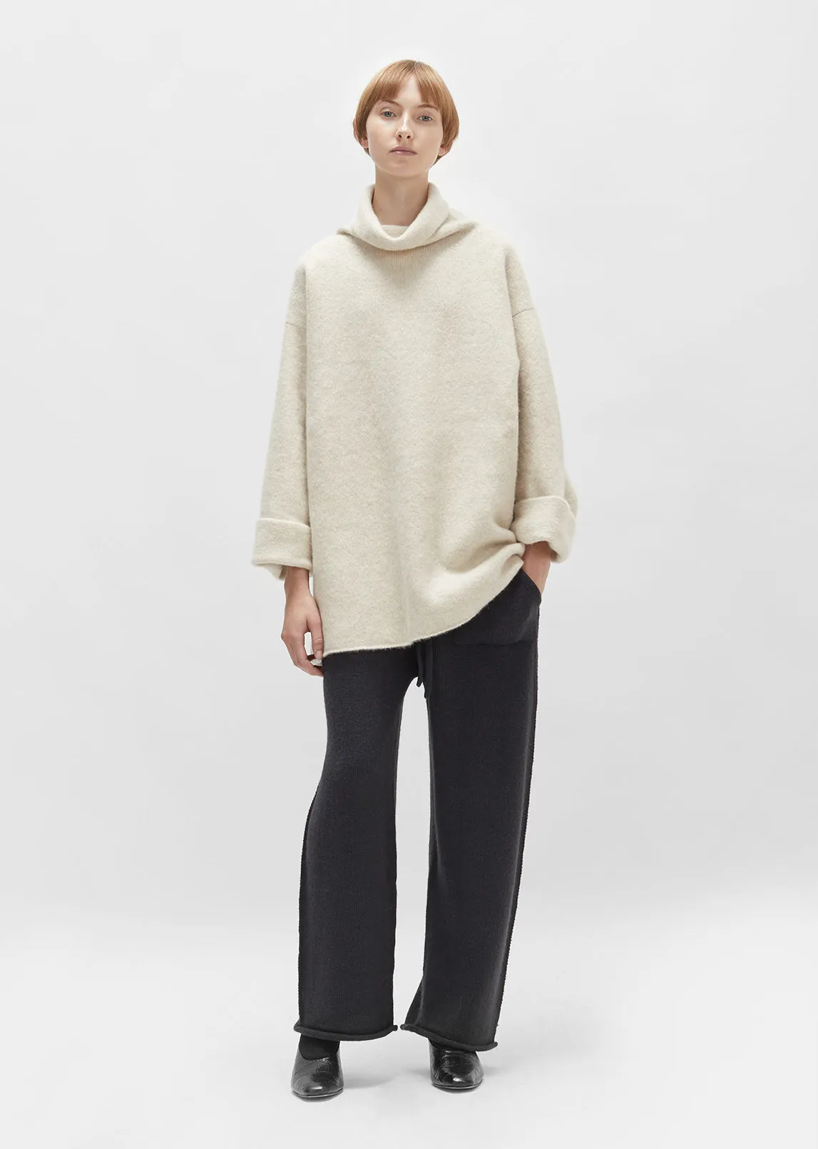 Cashmere Funnel Pullover