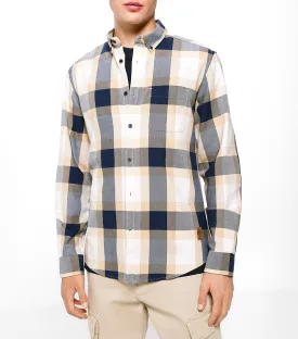 Checkered Shirt White