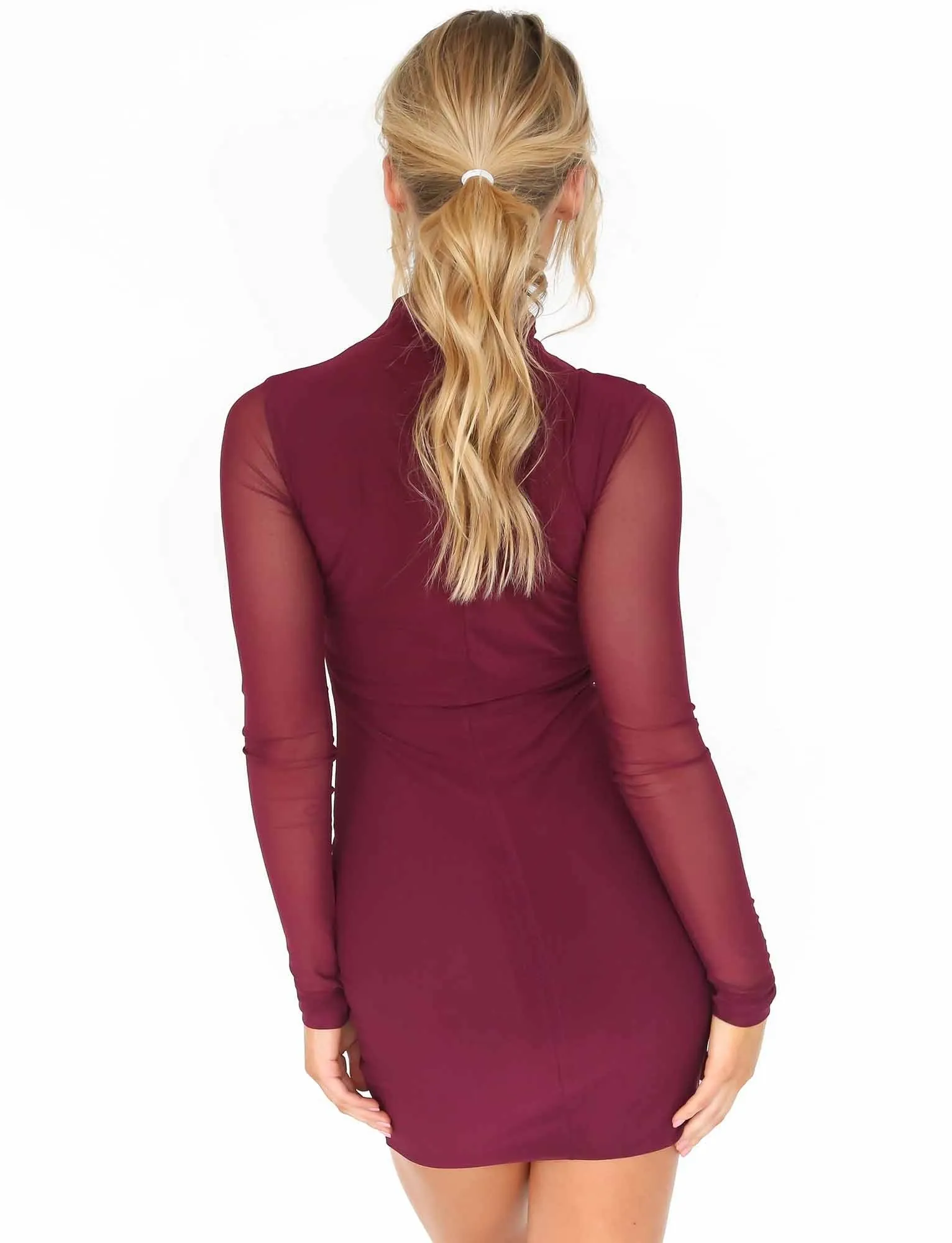 Cleo Dress - Plum