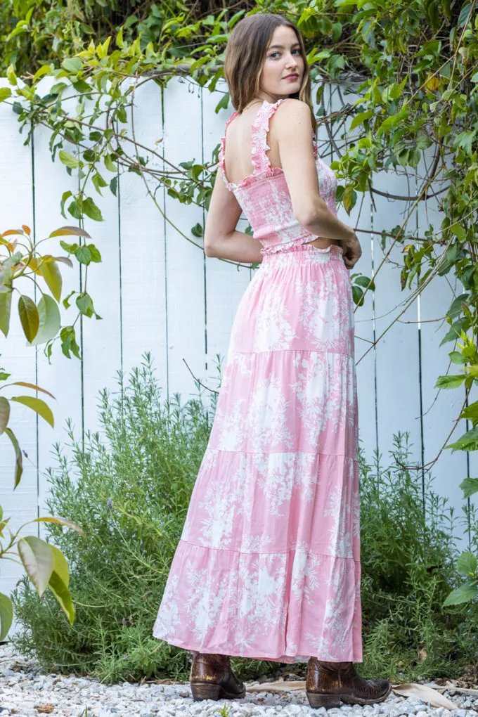 Crop Top and Maxi Skirt Set