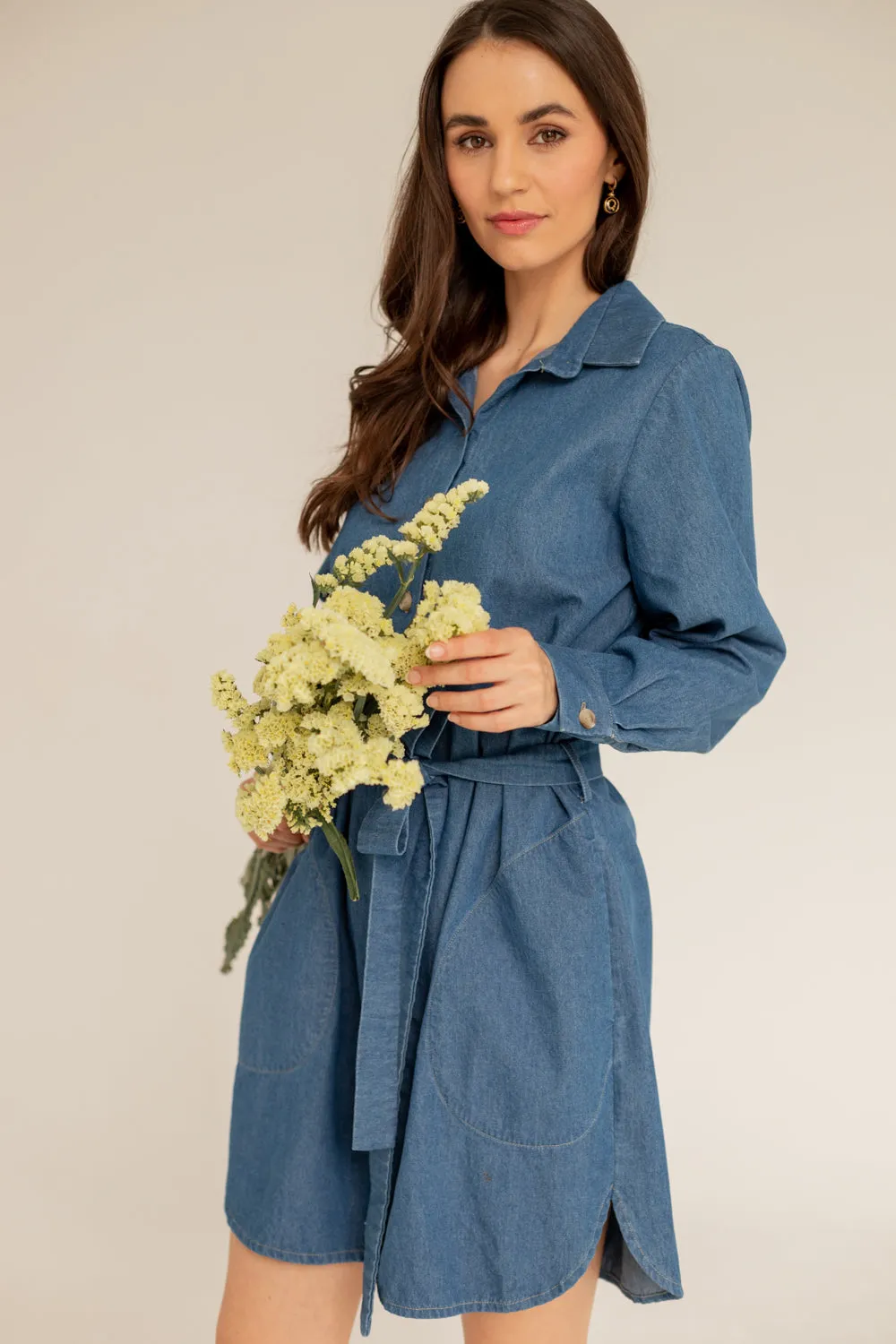 Denim Shirt Dress