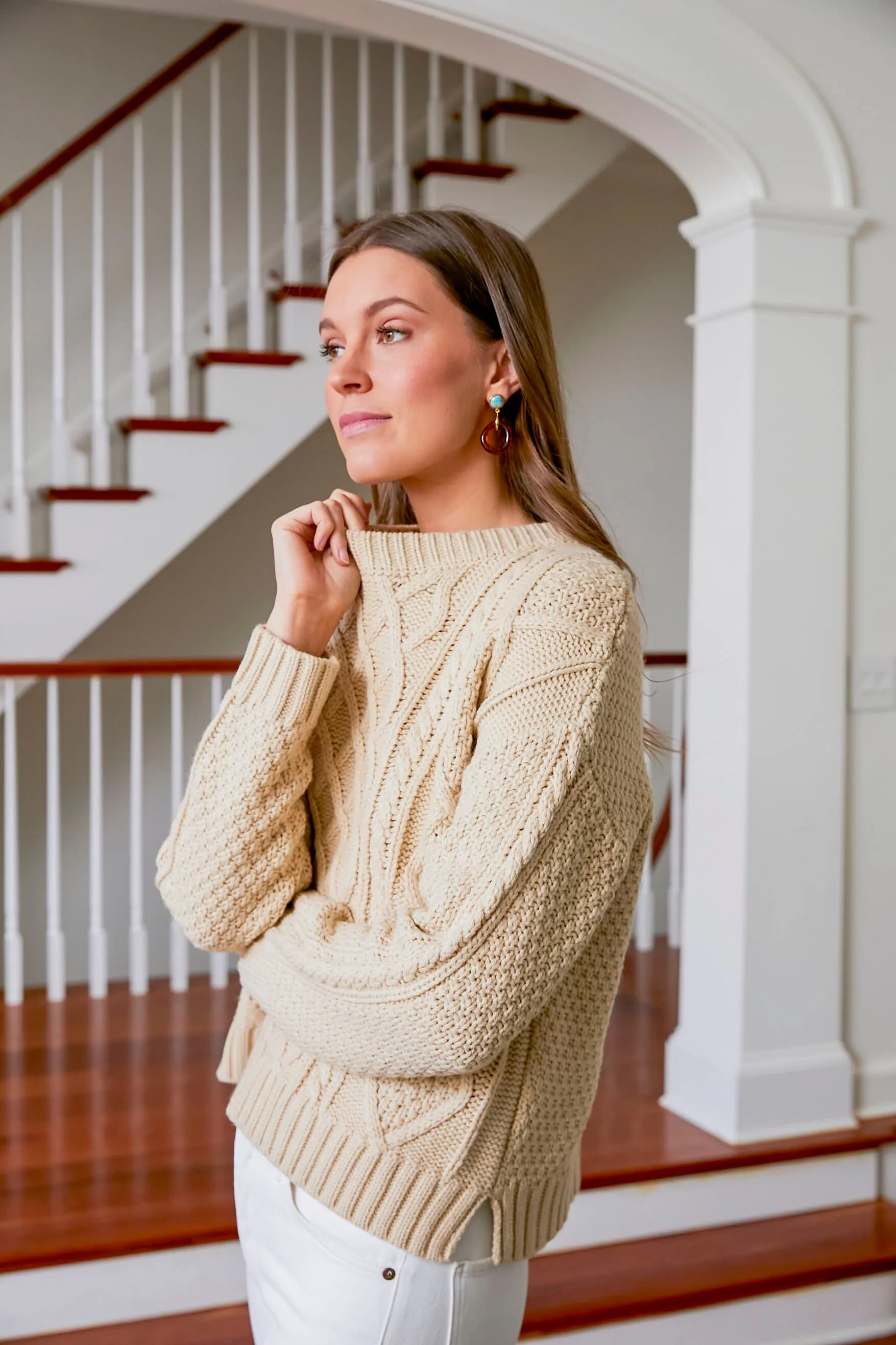 Exclusive Beige Carlita Sweater