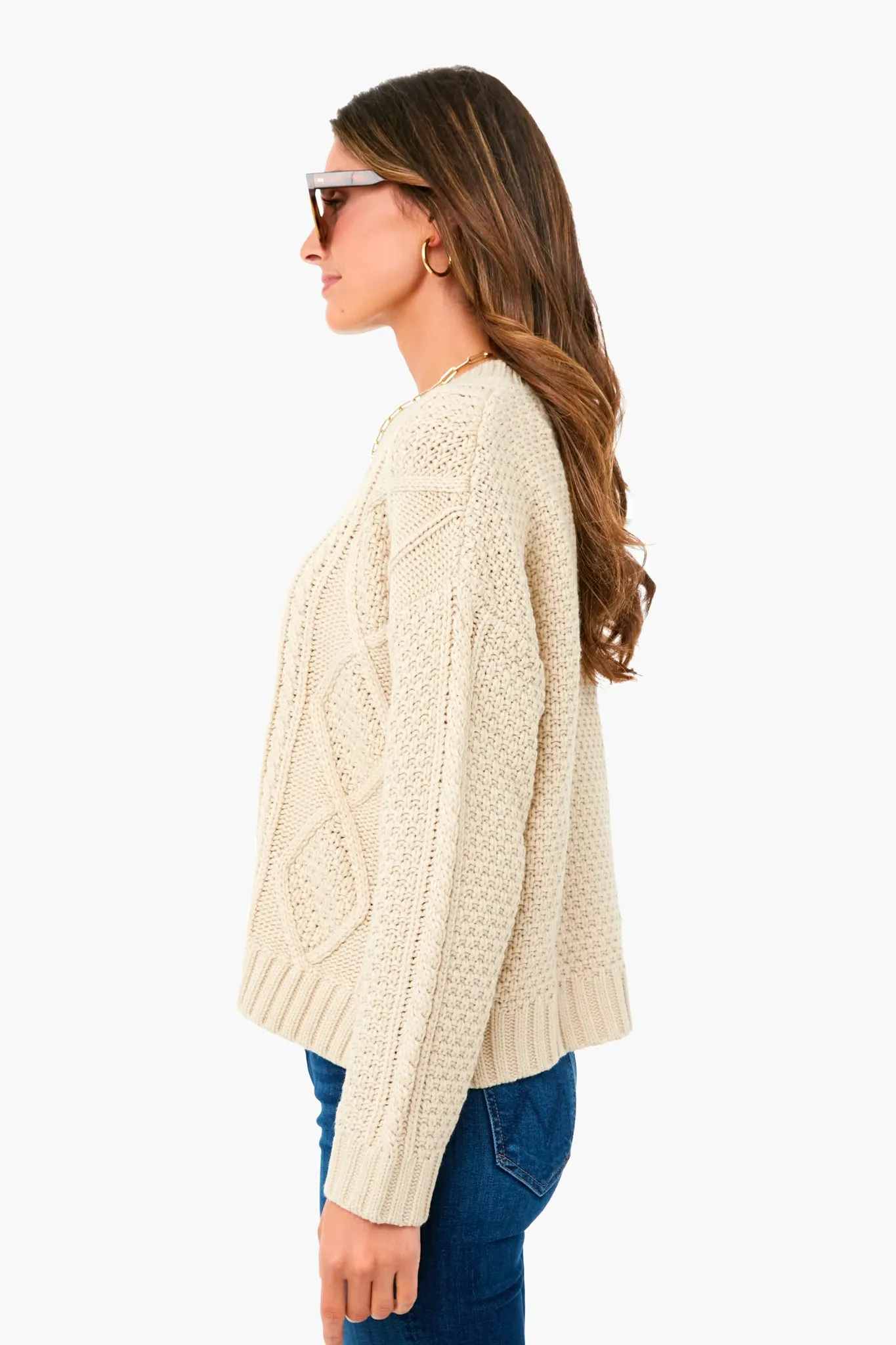 Exclusive Beige Carlita Sweater