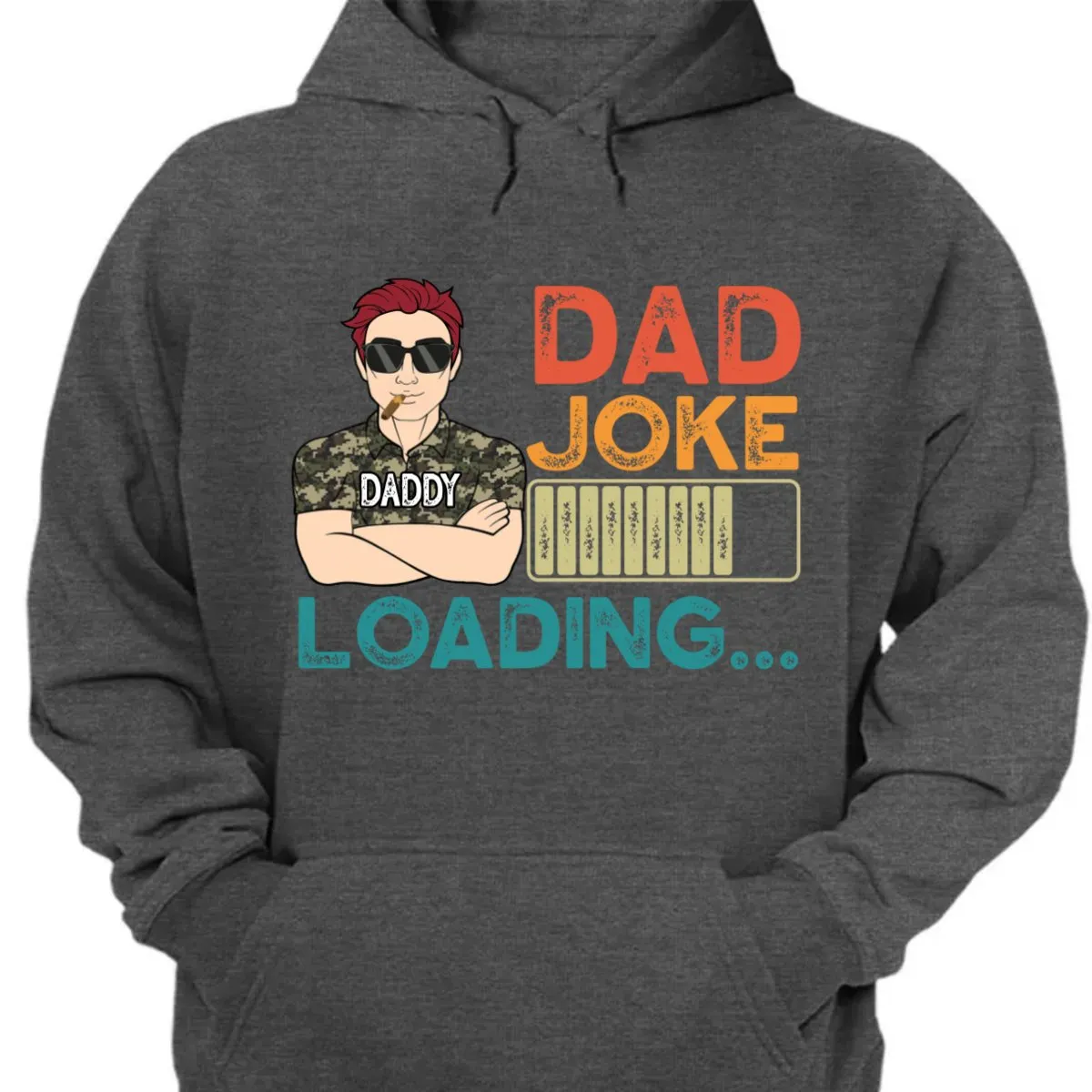 Father - Dad Joke Loading - Personalized Unisex T-shirt, Hoodie, Sweatshirt