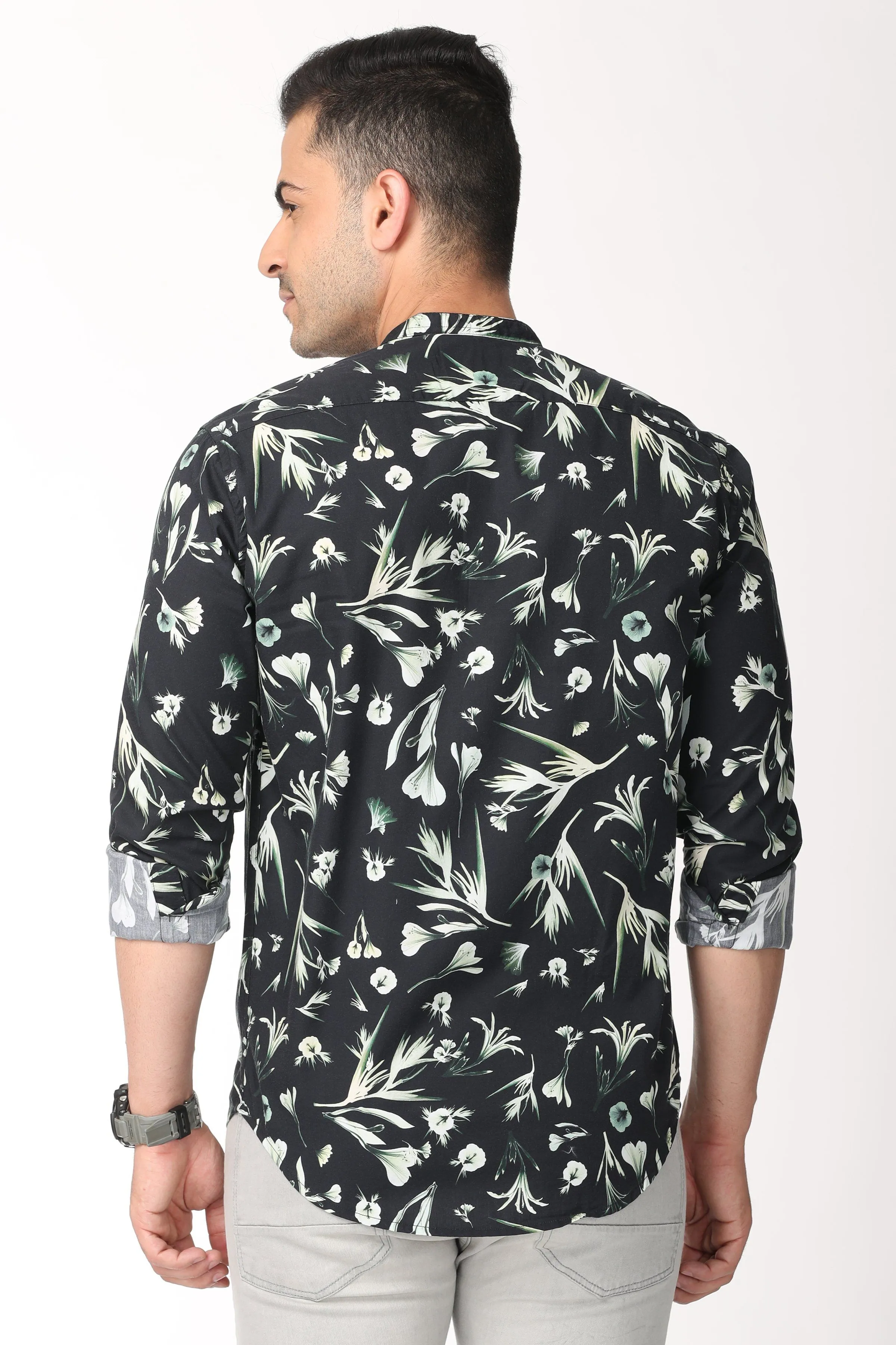 Floral Print Full Sleeve Shirt