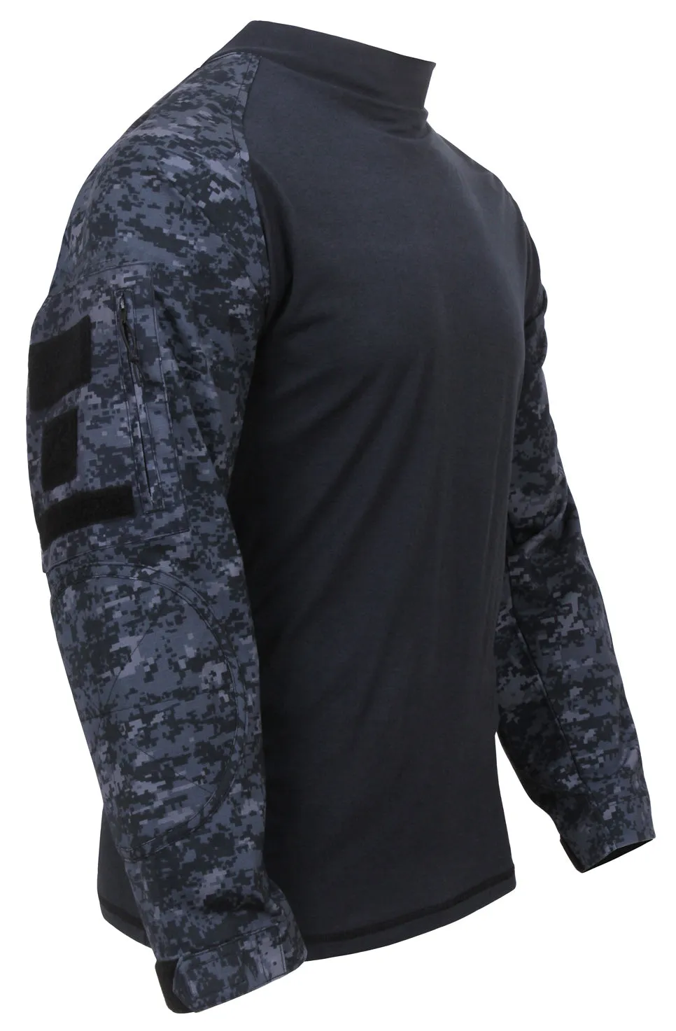 FR Fire Retardant Combat Shirt- Midnight Digital Camo