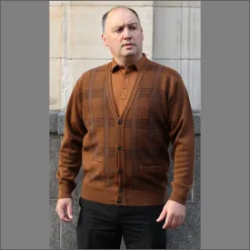 Gabicci M20 Honeycomb Pattern Cardigan^