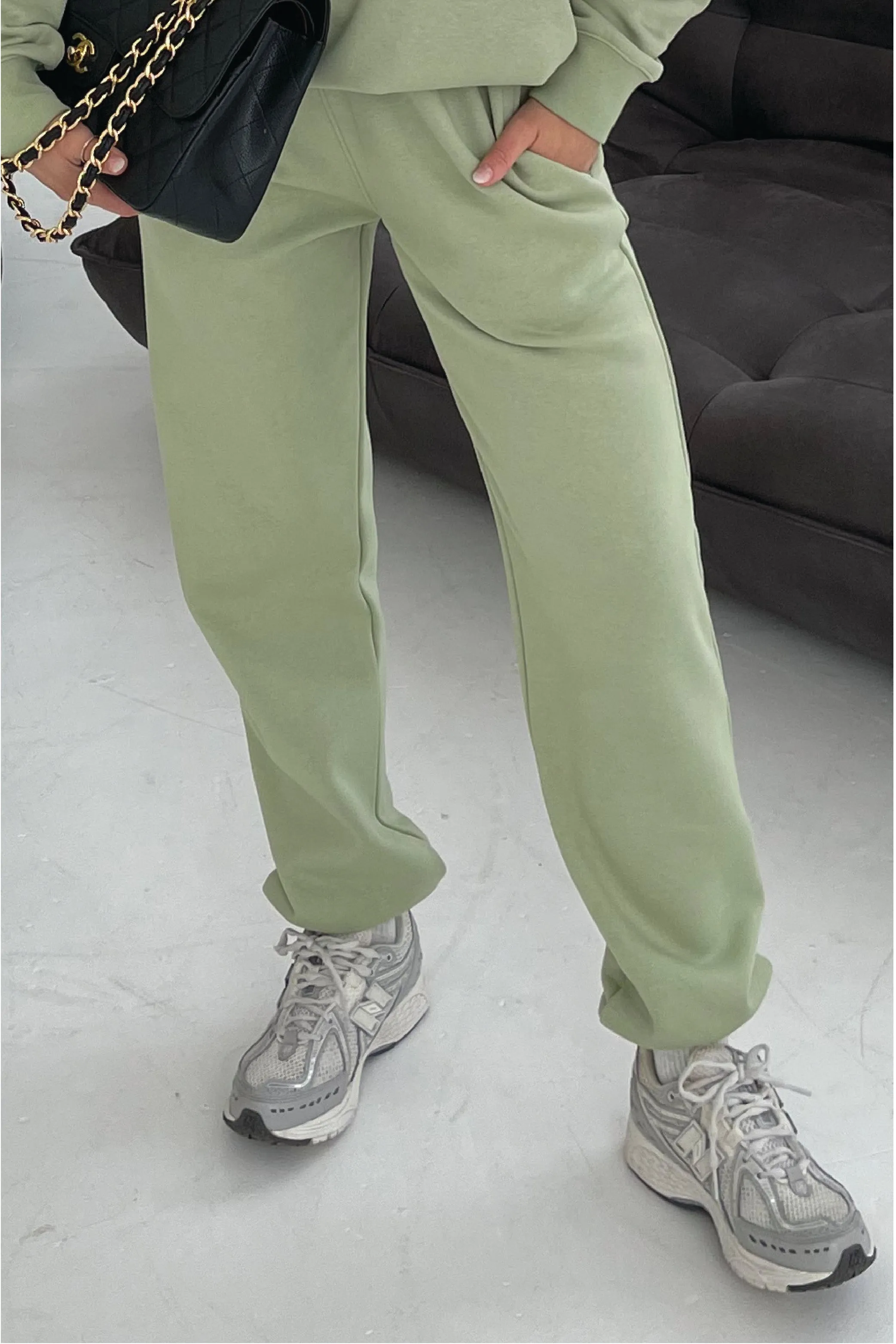 Glamify basics relaxed sage jogger