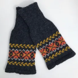 Graphite Fair Isle Wrist Warmer