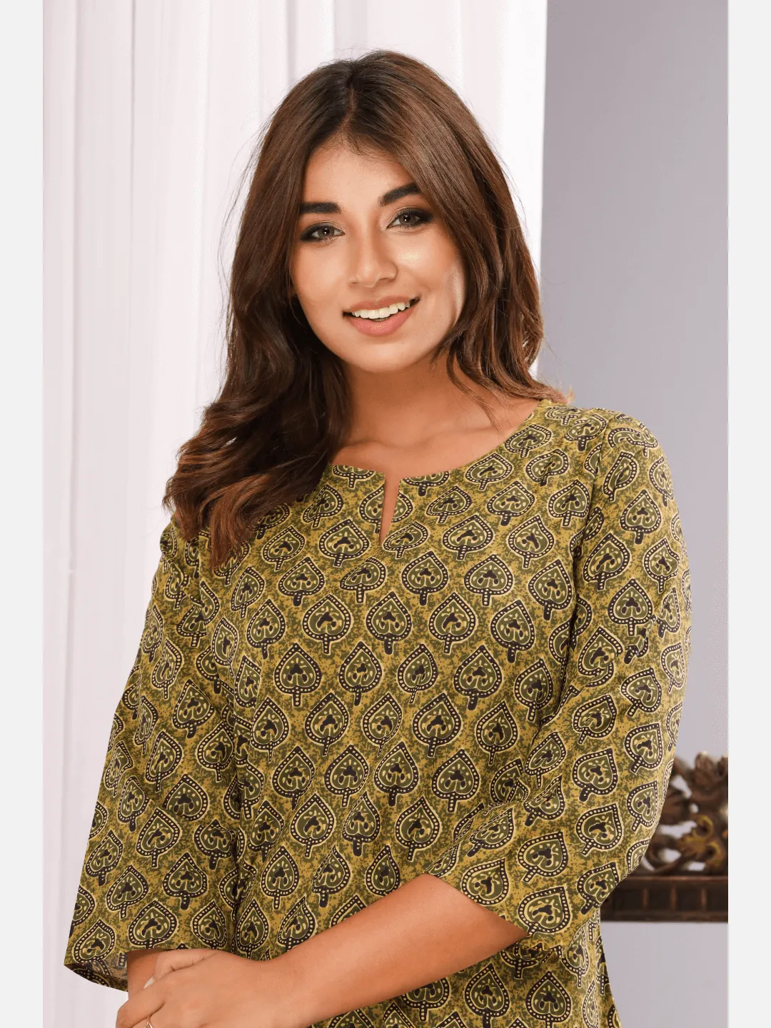 Green Paan Cotton Loungewear