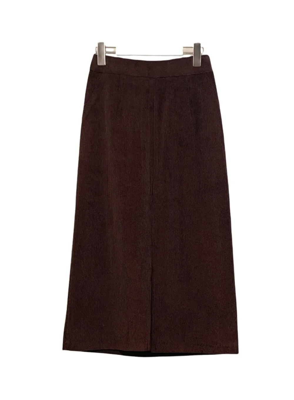 H-Line Corduroy Long Skirt #232