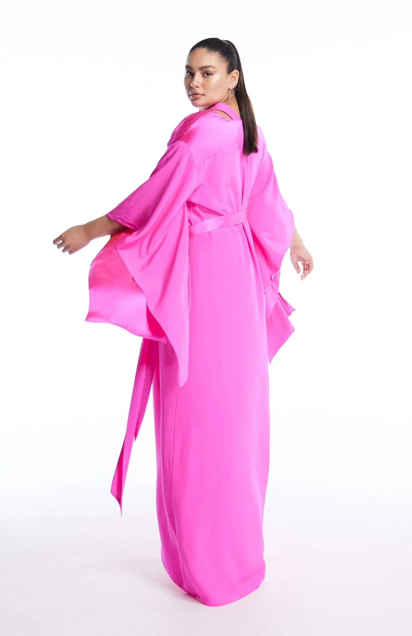 Hatshepsut | Understated Glamour:  Kimono-Inspired Silk Gown