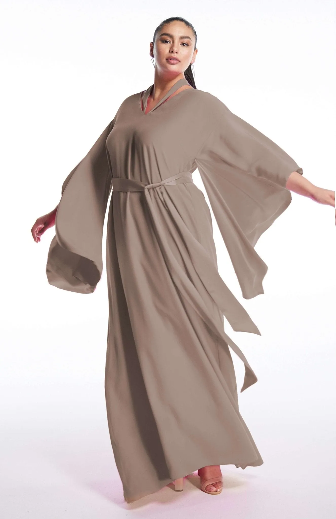 Hatshepsut | Understated Glamour:  Kimono-Inspired Silk Gown