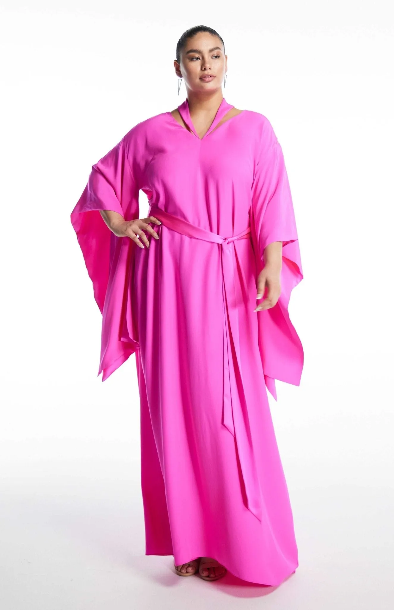 Hatshepsut | Understated Glamour:  Kimono-Inspired Silk Gown