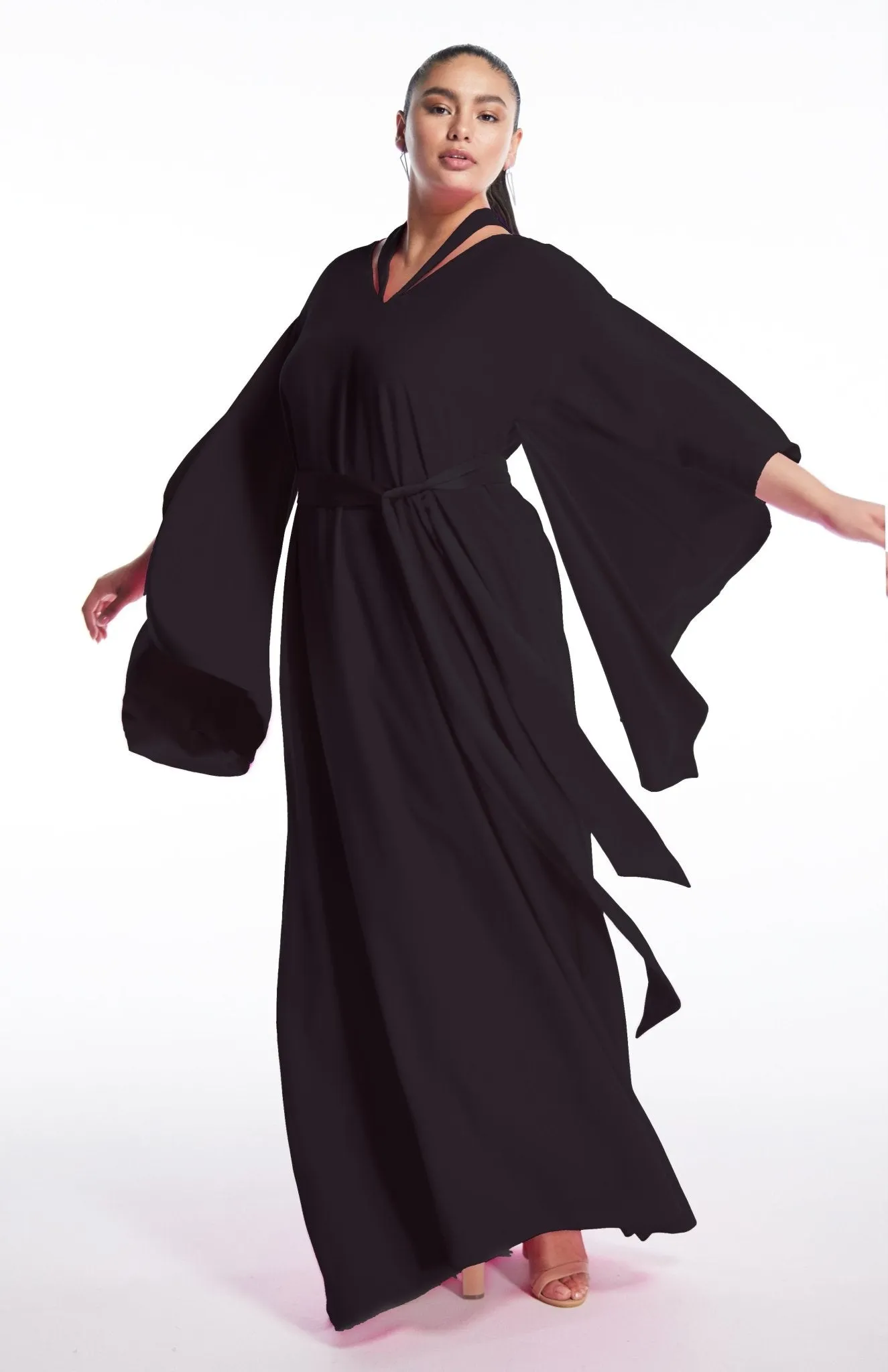 Hatshepsut | Understated Glamour:  Kimono-Inspired Silk Gown