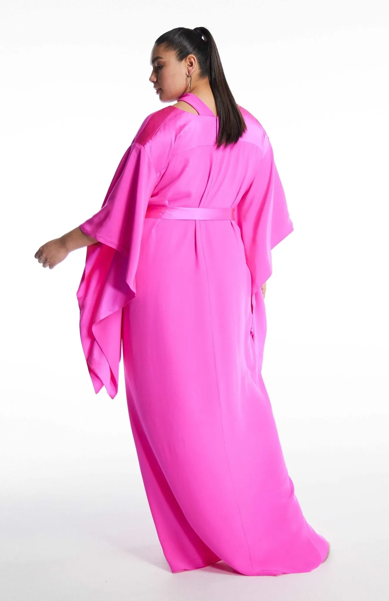 Hatshepsut | Understated Glamour:  Kimono-Inspired Silk Gown