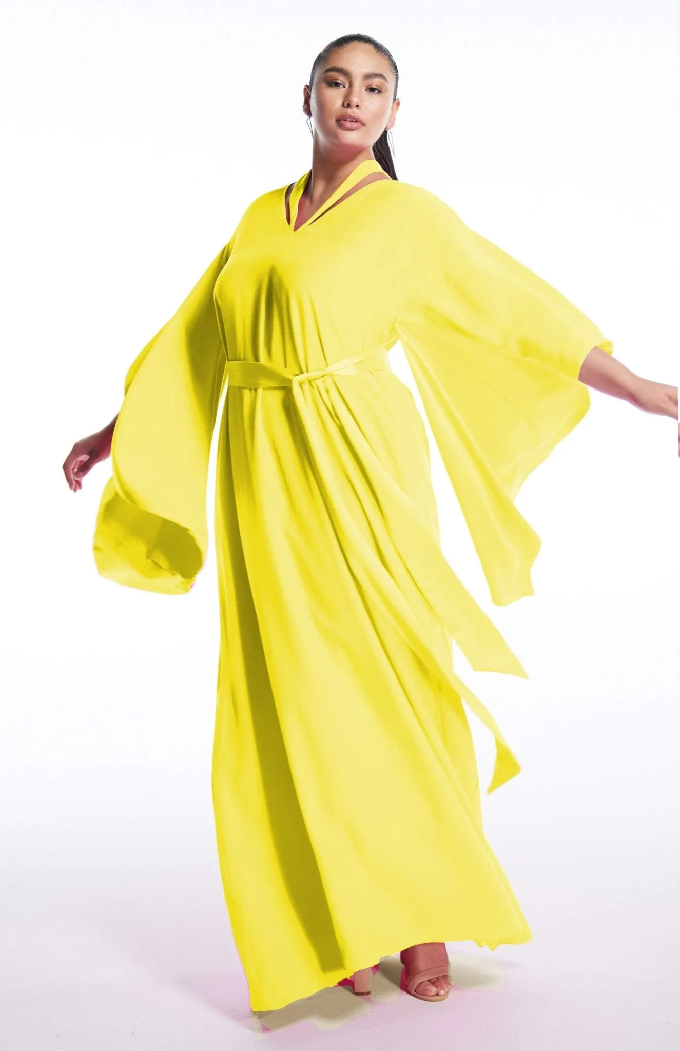 Hatshepsut | Understated Glamour:  Kimono-Inspired Silk Gown