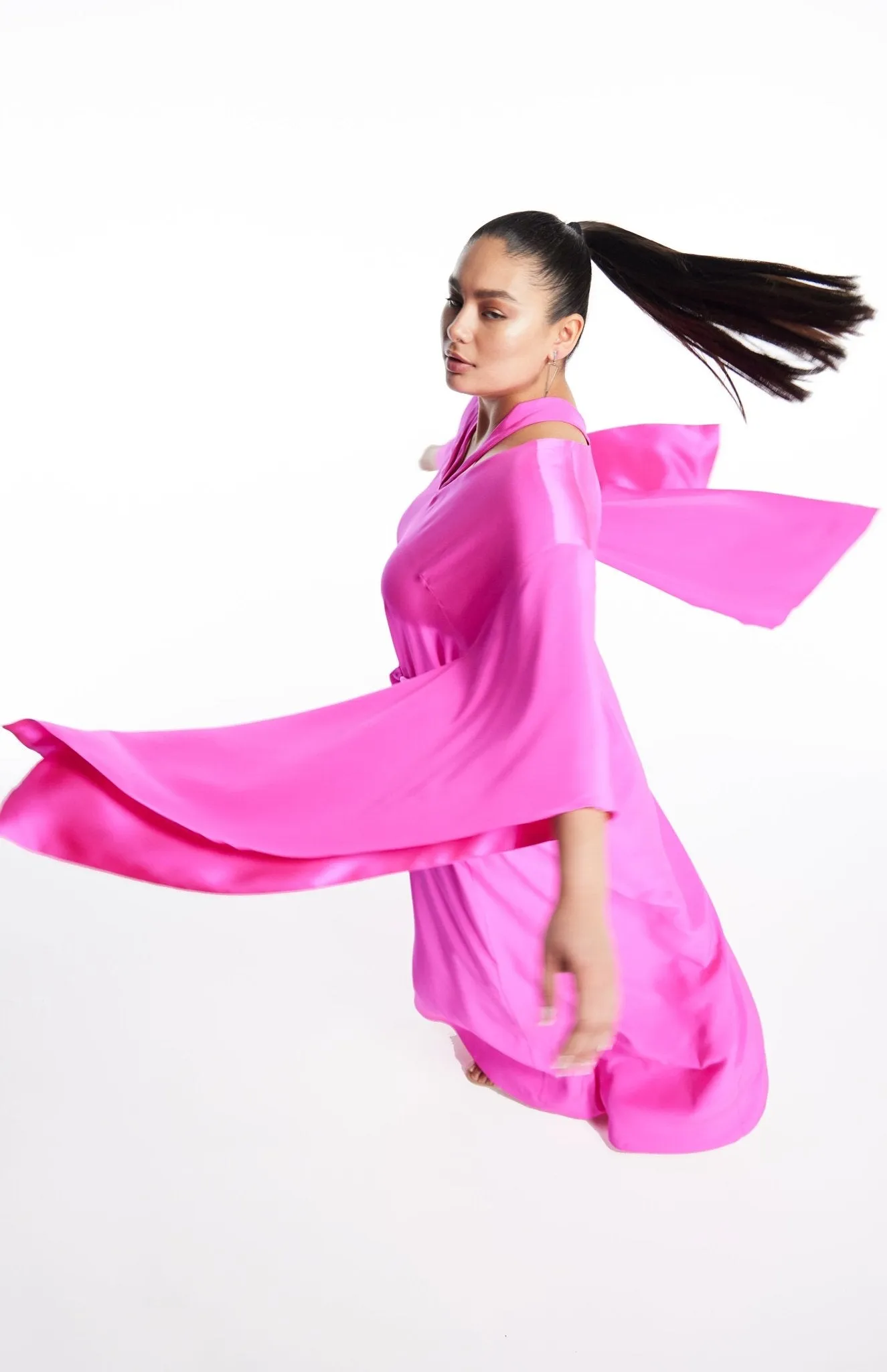 Hatshepsut | Understated Glamour:  Kimono-Inspired Silk Gown