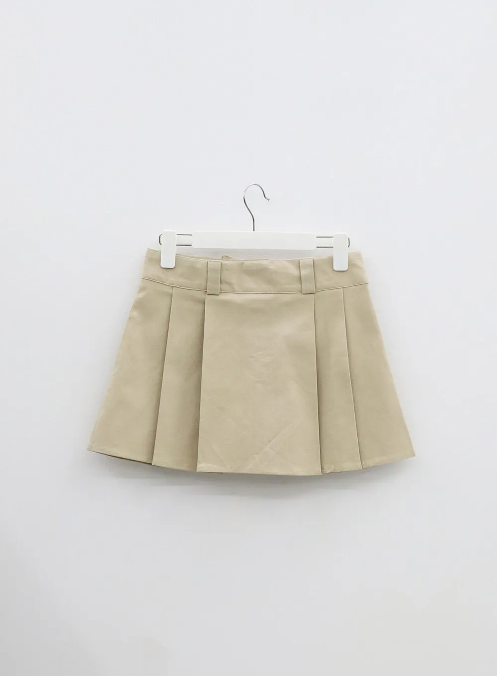 High Waist Pleated Mini Skirt OM306