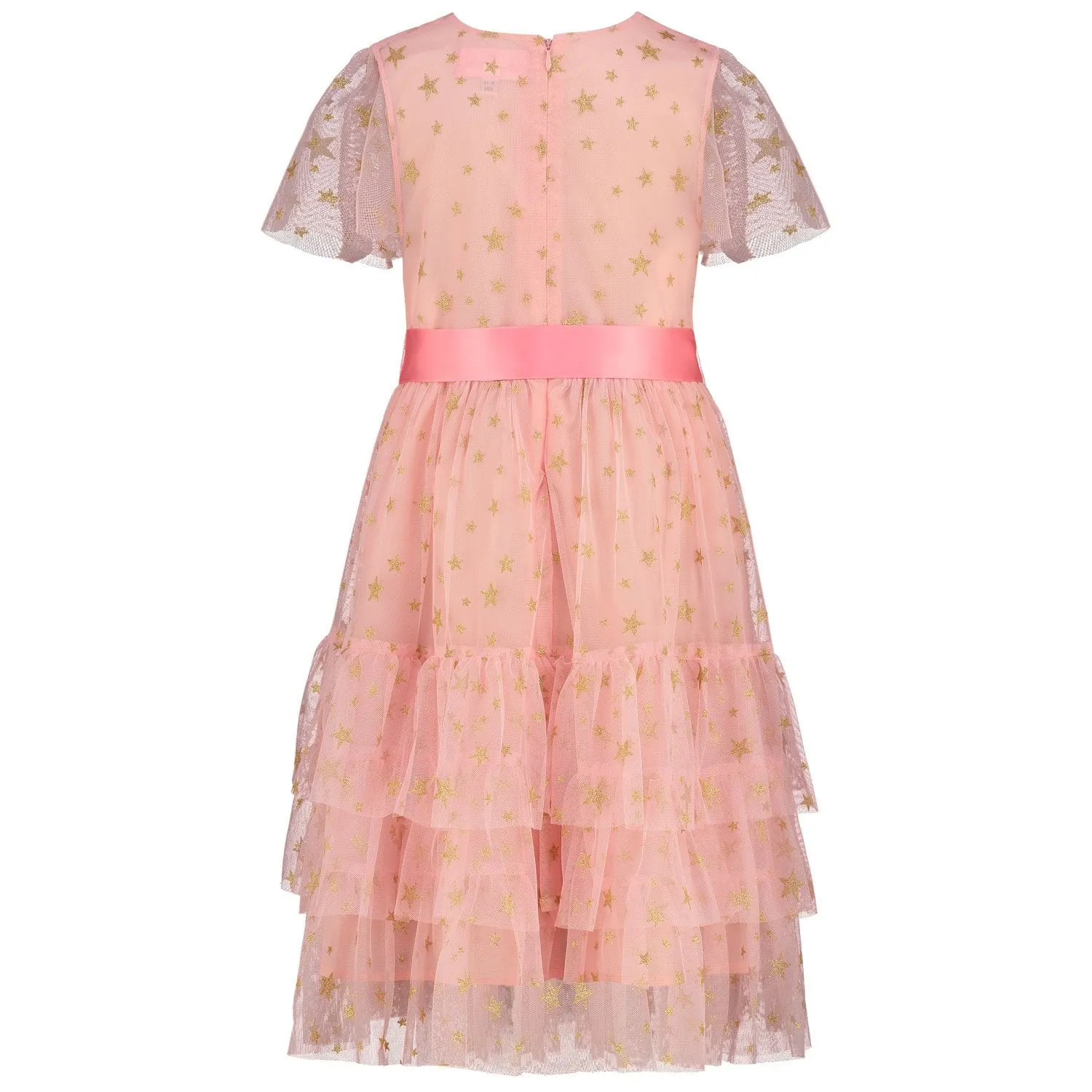 Holly Hastie Cinderella Sugar Pink Star Tulle Girls Party Dress