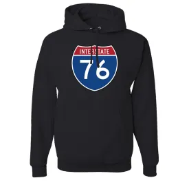 Interstate 76 Pullover Hoodie | Interstate 76 Black Pull Over Hoodie