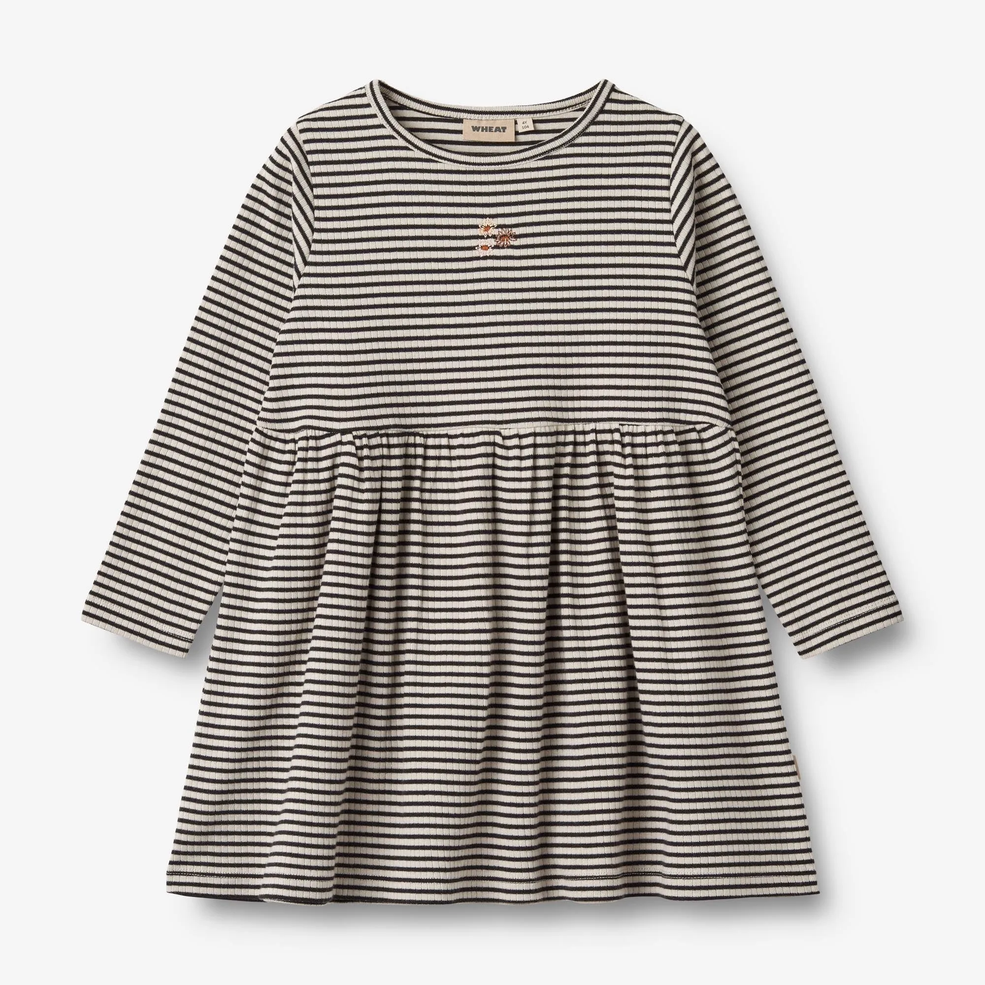 Jersey Dress L/S Sessa - black stripe