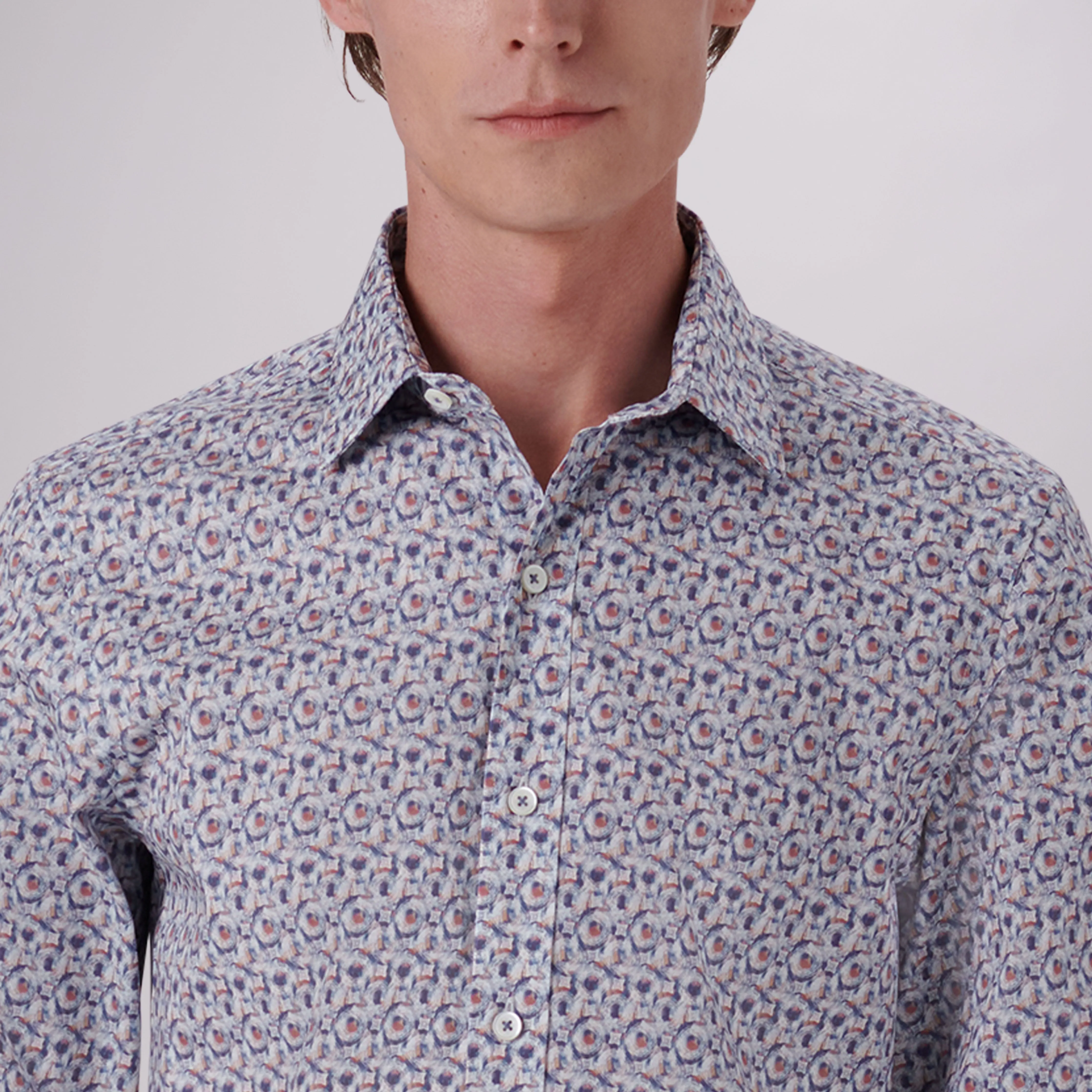 Julian Bull's Eye Print Shirt