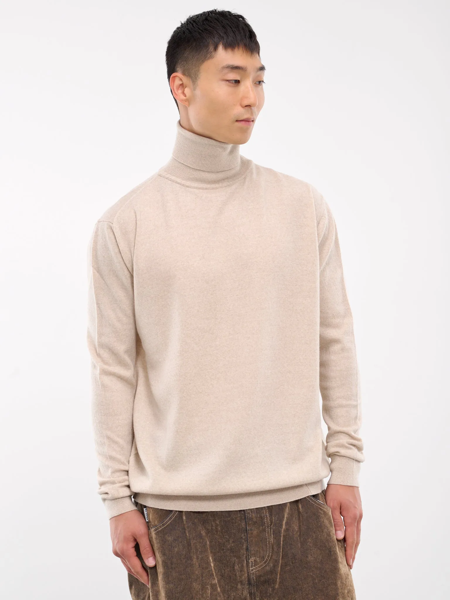 Knit Turtleneck (HMMZ75057A-HZ610-NATURAL)