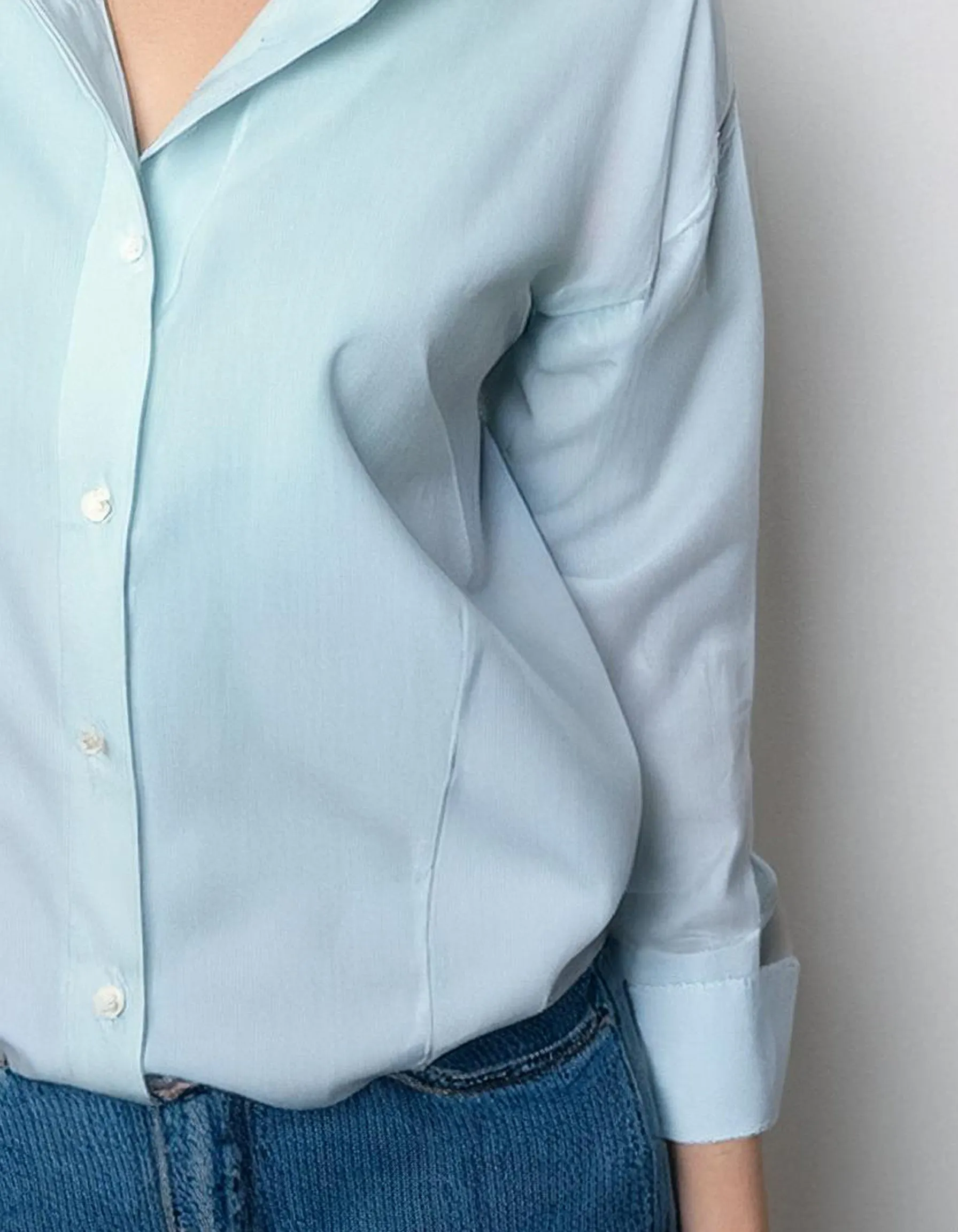 Light Blue Casual Dress Shirt