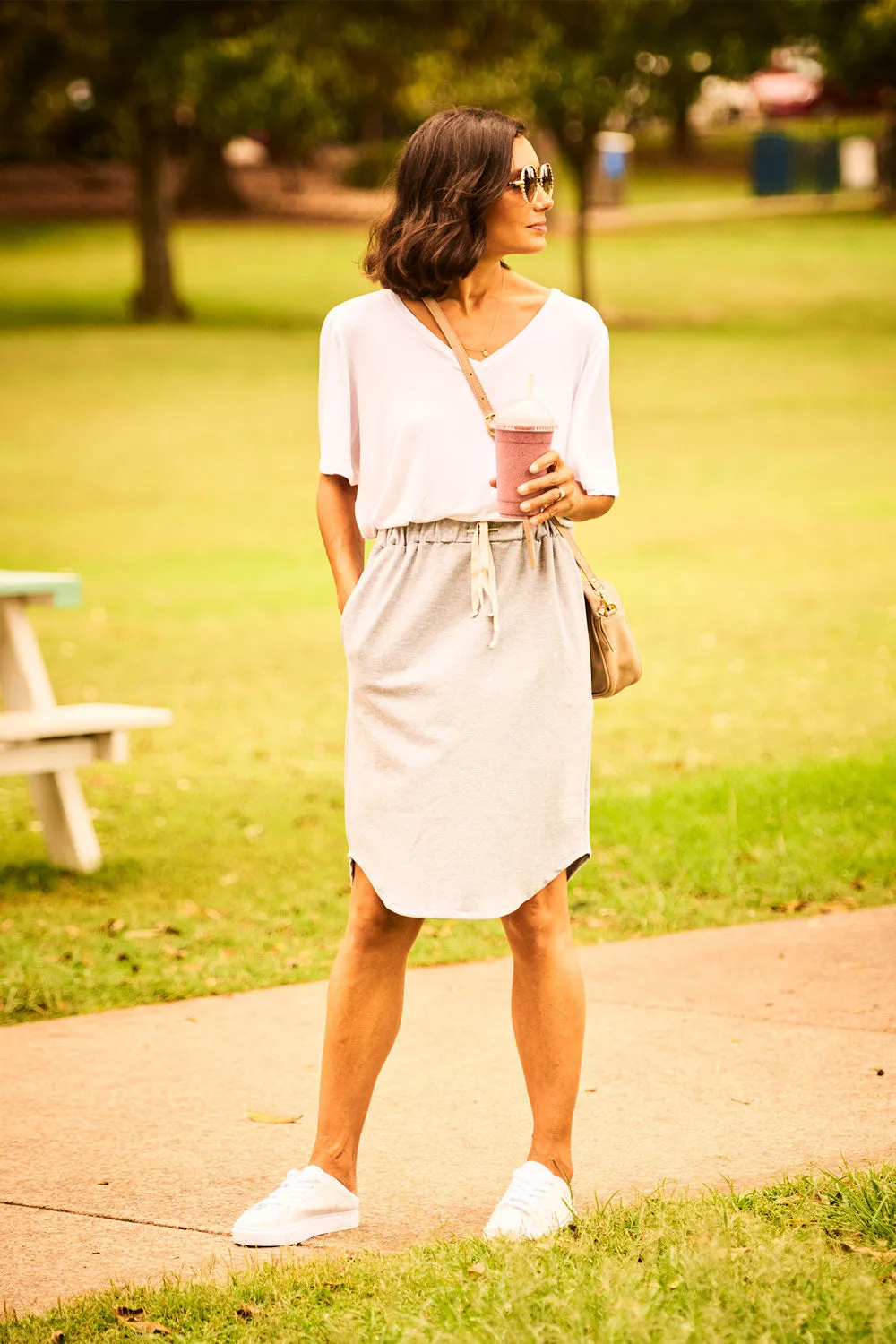 Loungewear Skirt Grey