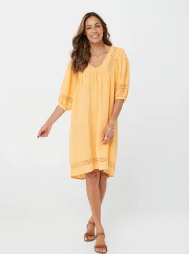 Marigold/Linen Viscose - Pernilla Dress