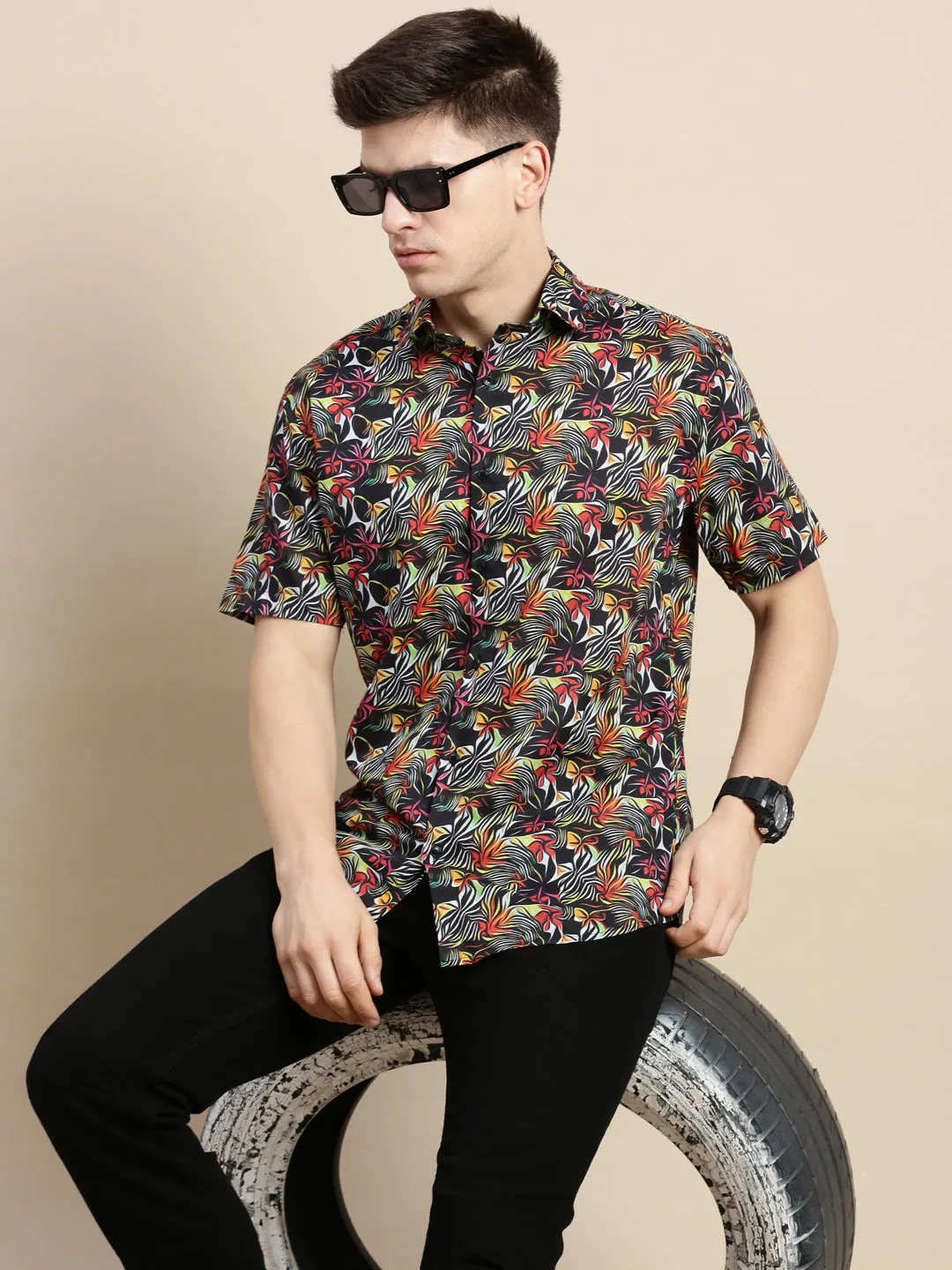 Men Multi Floral Casual Shirt