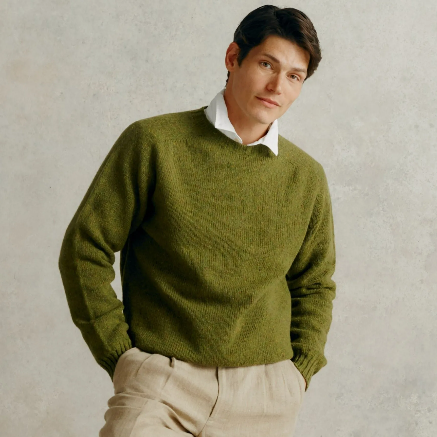 Men's Flecked Jumper - Raasay