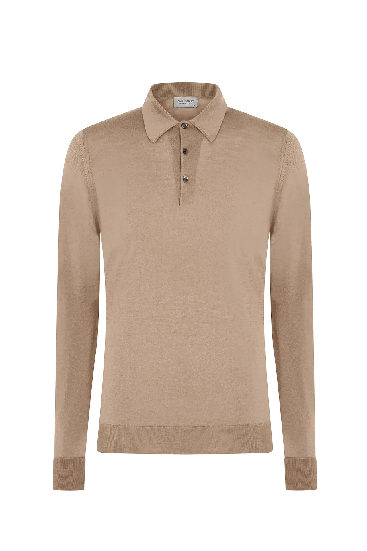 Nutmeg Merino Wool Polo Neck Knitwear