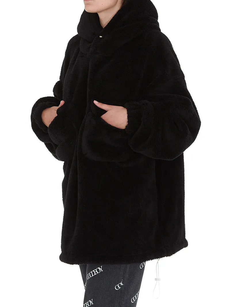 Oversized Wappen Fur Hoodie