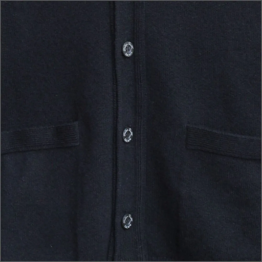 Peter Scott Black New Wool Cardigan^